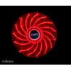 přídavný ventilátor Akasa Vegas LED 12 cm červená