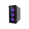 Počítačová skříň Genesis IRID 503 ARGB V2/Micro Tower/Transpar./Černá