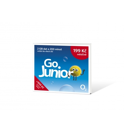 O2 Předplacená karta Go Junior