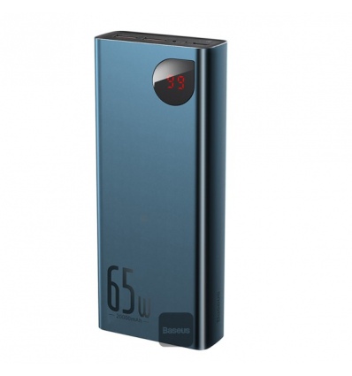 Baseus Powerbanka Adaman Metal 20000mAh 65W modrá
