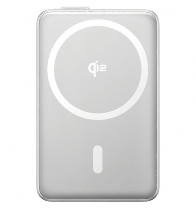 Baseus Powerbanka PicoGo Qi2 10000mAh 45W s kabelem USB-C šedá