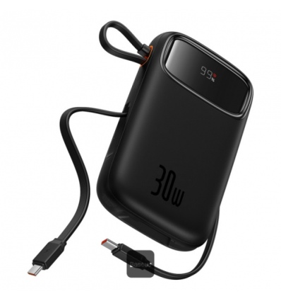 Baseus Powerbanka Qpow2 20000mAh 30W s USB-C kabelem černá