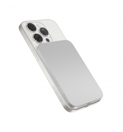 Epico 3000mAh Alu Mag+ PowerBanka EM31 - stříbrná