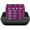 EVOLVEO EasyPhone XR, mobilní telefon pro seniory s nabíjecím stojánkem, růžový