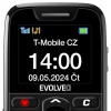 EVOLVEO EasyPhone, mobilní telefon pro seniory s nabíjecím stojánkem, černá