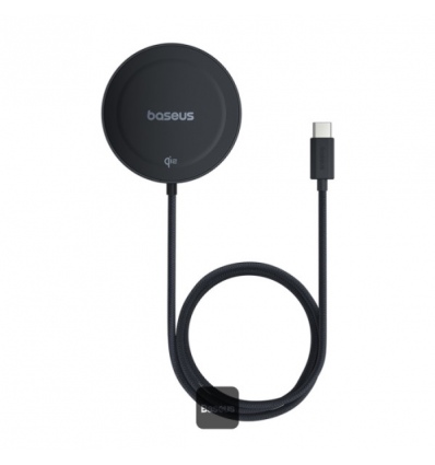 Baseus bezdrátová nabíjecí magnetická podložka Simple Mini4 Qi2 15W černá