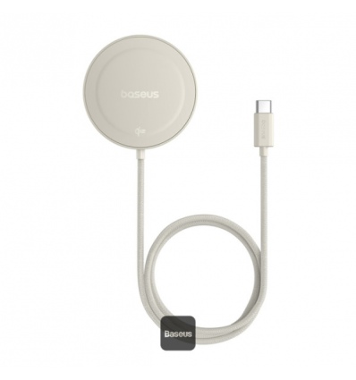 Baseus bezdrátová nabíjecí magnetická podložka Simple Mini4 Qi2 15W zlatá