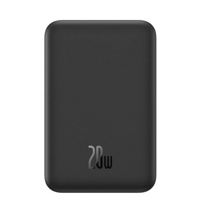 Baseus power banka Mini s bezdrátovým nabíjením 5000 mAh 20W USB-C černá