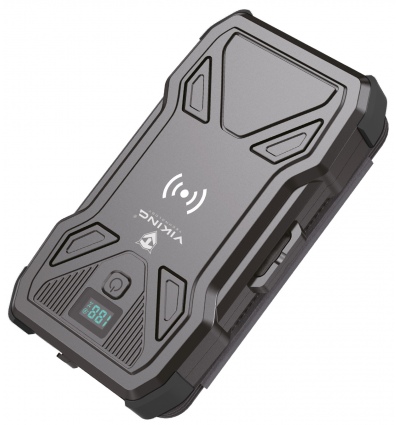 Solární powerbanka VIKING TYR II/Output:1xUSB-C,2xUSB-A/Wireless charge 15W max/20000mAh/LED světlo