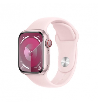 Apple Watch S9 Cell/45mm/Pink/Sport Band/Light Pink