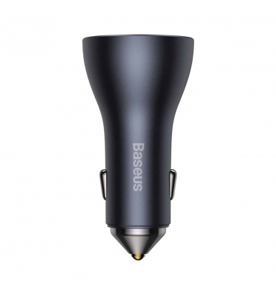 Baseus CGJP010013 Nabíječka do Auta Triple Quick Charger USB/USB-C/USB-C 65W Dark Grey