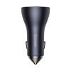 Baseus CGJP010013 Nabíječka do Auta Triple Quick Charger USB/USB-C/USB-C 65W Dark Grey