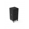 PORT CONNECT CHARGING CABINET 30 Notebooks + RACK 1xU 19’’, černý