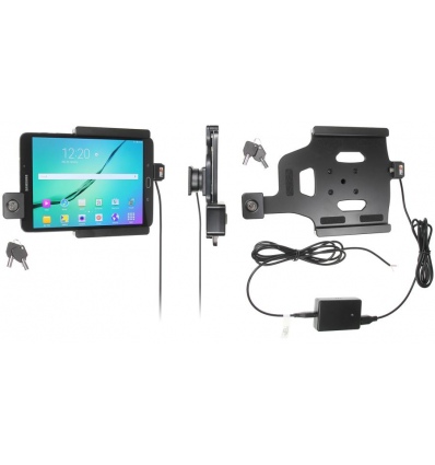 Brodit držák do auta na Samsung Galaxy Tab S2 8.0 bez pouzdra, se skrytým nabíjením, zámek