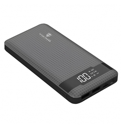 VIKING POWER BANK PN-961PD QC3.0 10000mah, QUICK CHARGE 3.0, Černá
