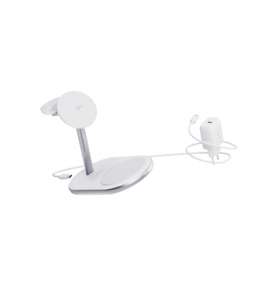 Epico Qi2 3in1 Mag+ nabíjecí stojánek EX60 - bílá