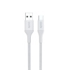 Epico Braided Cable 1,2m USB-C to USB-A - bílá