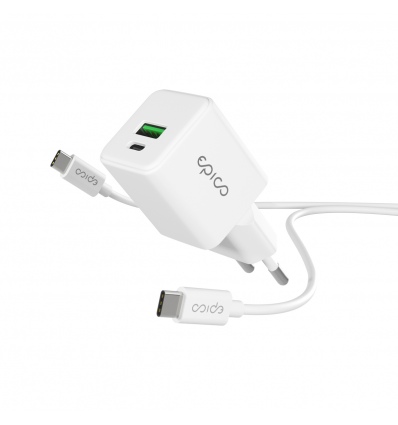 Epico GaN 20W adaptér EA20 s 1,2 m USB-C kabelem