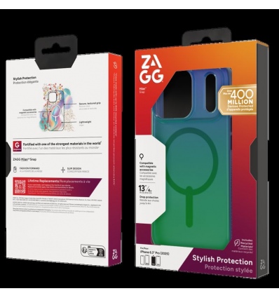 ZAGG Ochranný kryt Milan Snap Apple 17 Pro Raven Feather