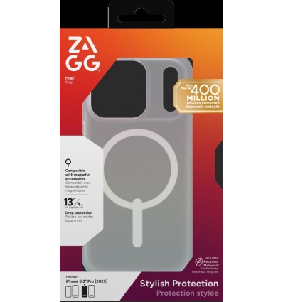 ZAGG Ochranný kryt Milan Snap Apple 17 Pro Iridescent