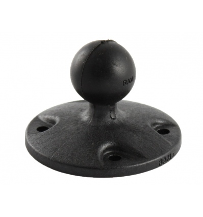 RAM Mounts kruhový adaptér/úchyt na rovné povrchy s AMPS vzorem děr, s čepem 1", plast, RAP-B-202U