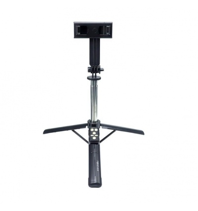 Selfie tyč se stativem a bluetooth Forever SST-100 černá