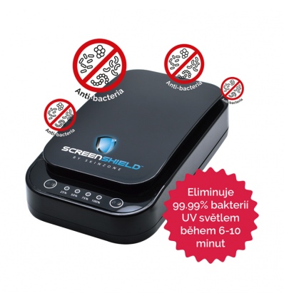 Screenshield™ UV sterilizátor pro mobilní telefony a drobné předměty (černá)