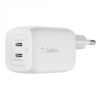 Belkin 65W dual napájecí adaptér bílý