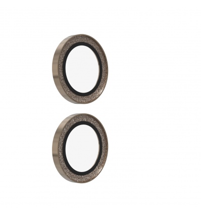 ZAGG Ochranná čočka Premium pro Apple iPhone 17/16/16+ - zlatá třpytka