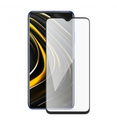 Screenshield XIAOMI Poco M3 (full COVER black) Tempered Glass Protection