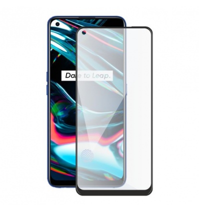 Screenshield REALME 7 PRO (full COVER black) Tempered Glass Protection