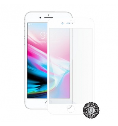 Screenshield APPLE iPhone 8 Plus Tempered Glass Protection (full COVER white)