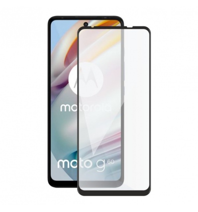 Screenshield MOTOROLA Moto G60 XT2135 (full COVER black) Tempered Glass Protection