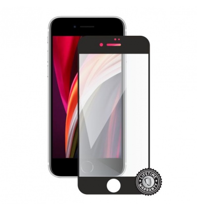 Screenshield APPLE iPhone SE 2020/2022 Tempered Glass protection (full COVER black)