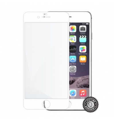 Screenshield APPLE iPhone 6 Plus / 6S Plus&nbsp;Tempered Glass protection (full COVER white)