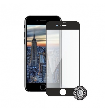 Screenshield APPLE iPhone 8 Tempered Glass Protection (full COVER black)