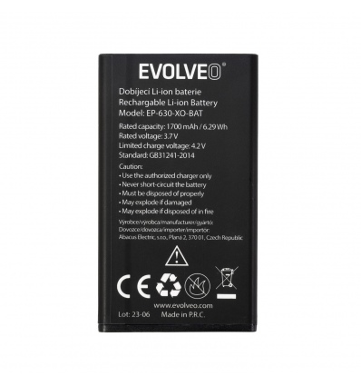 EVOLVEO orig. baterie 1700 mAh pro EasyPhone XO (EP-630)