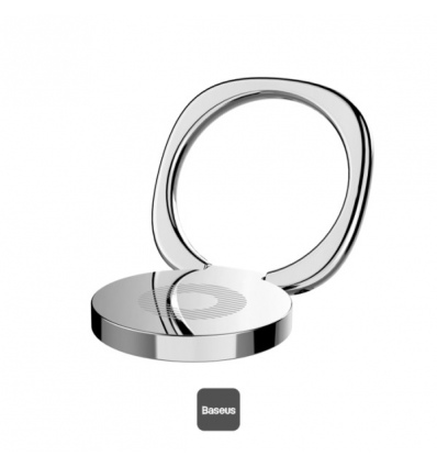 Baseus Privity držák s kroužkem stříbrný
