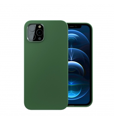 ER POWER Silikonový kryt CARNEVAL SNAP pro iPhone 13 Pro Max s MagSafe - zelená