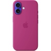 iPhone&nbsp;16 Silicone Case with MS - Fuchsia