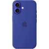 iPhone&nbsp;16 Silicone Case with MS - Ultramarine