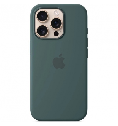 iPhone&nbsp;16 Pro Max Silicone Case with MS - Lake Gre