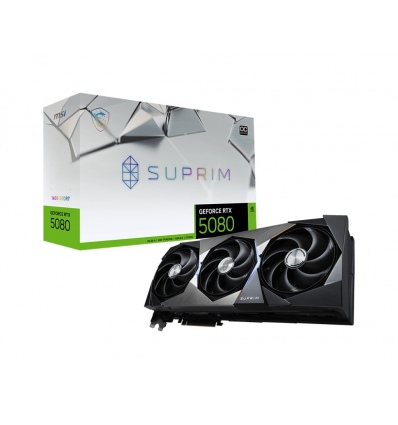 MSI GeForce RTX 5080 SUPRIM/OC/16GB/GDDR7