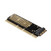 AXAGON PCEM2-1U, PCIe x16/x8/x4 - M.2 NVMe M-key slot adaptér, 1U