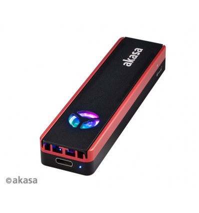 AKASA USB 3.2 Gen 2 ext. rámeček pro M.2 SSD RGB