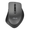ASUS WT425/Ergonomická/Optická/Pro praváky/1 600 DPI/Bezdrátové USB/Šedá