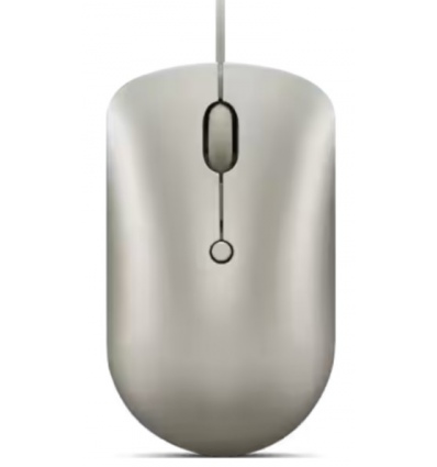 Lenovo 540/Cestovní/Optická/2 400 DPI/Drátové USB-C/Stříbrná