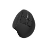 Vertikální bezdrátová myš Natec EUPHONIE PRO/Vertikální/Optická/Pro praváky/4 000 DPI/USB+BT/Černá