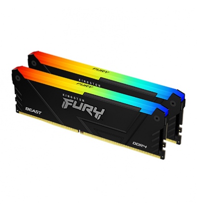Kingston FURY Beast/DDR4/32GB/3200MHz/CL16/2x16GB/RGB/Black