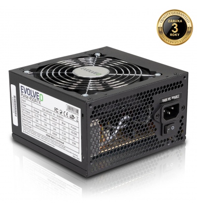 EVOLVEO Pulse 450,zdroj 450W,ATX,tichý,bulk,3YRW